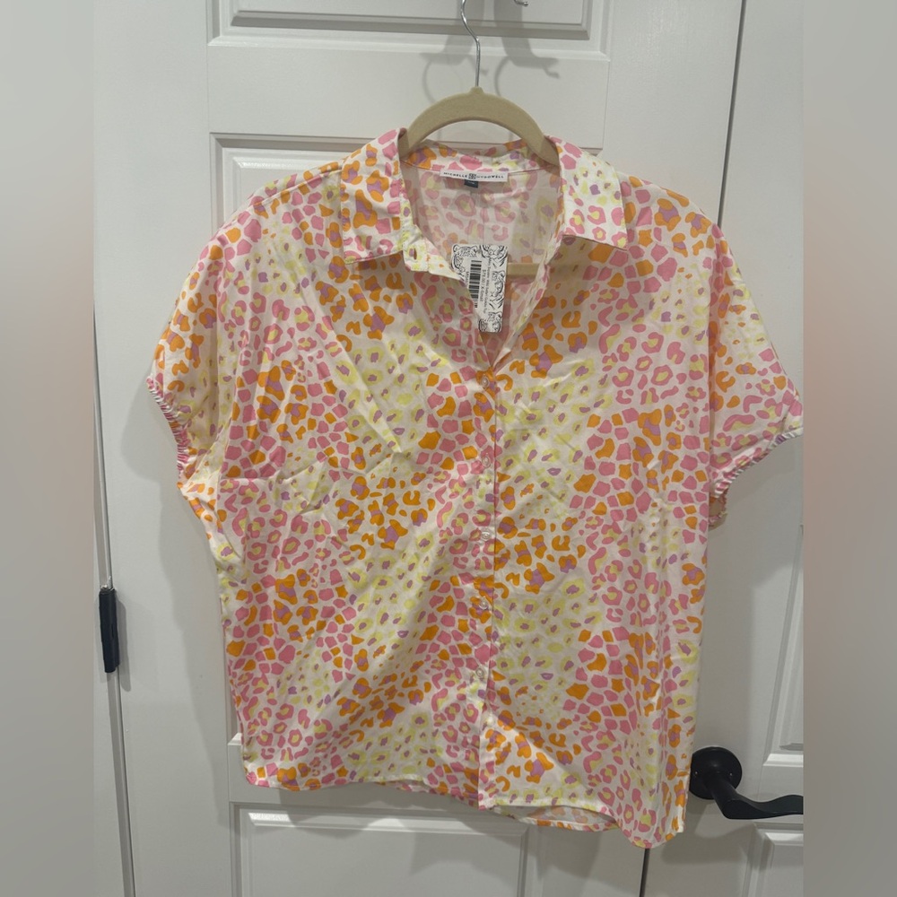 Michelle McDowell button down shirt size XS